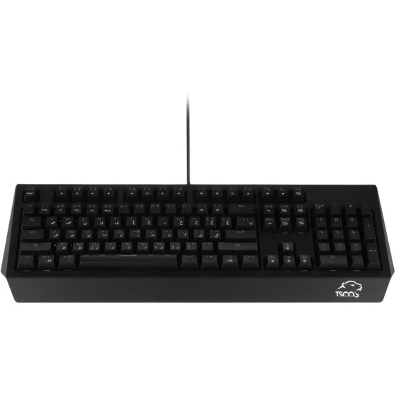 کیبورد مخصوص بازی تسکو مدل GK 8127، سوییچ مکانیکال قهوه ای، Full-Size، نورپردازی RGB