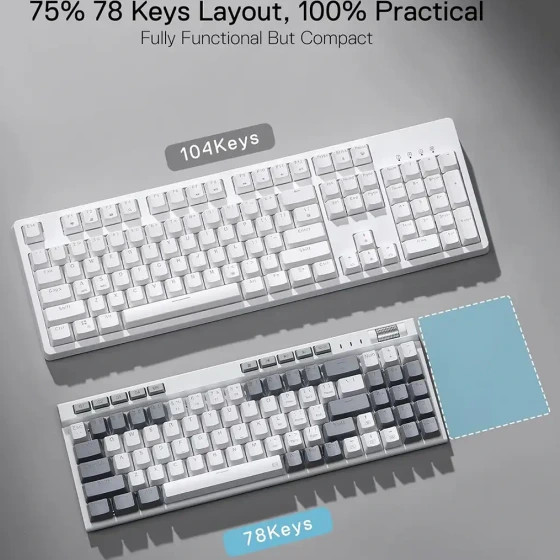 کیبورد مخصوص بازی ردراگون مدل K655 MAGIC WAND SE RGB RED SWITCH