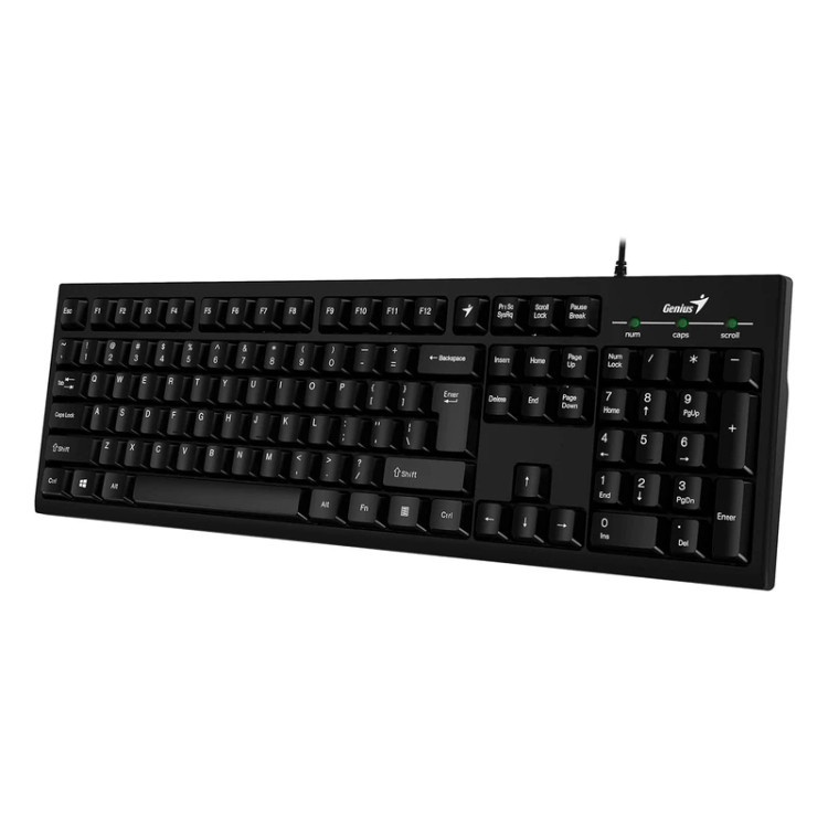 کیبورد جنیوس مدل Smart KB-100، سوییچ ممبران، Full-Size