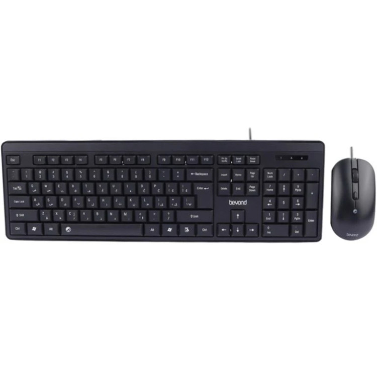 کیبورد و ماوس با سیم بیاند مدل BEYOND BMK-3456