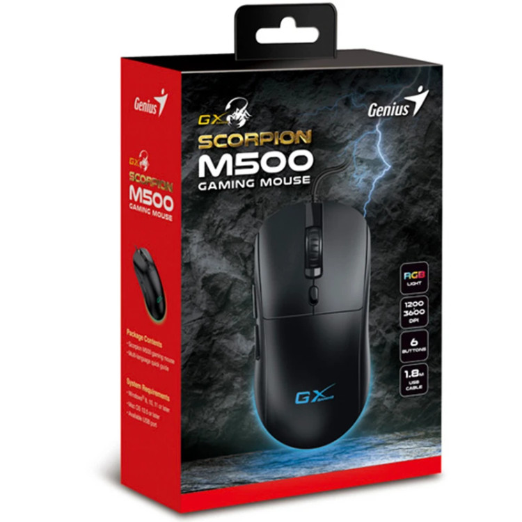 ماوس مخصوص بازی جنیوس مدل Scorpion M500