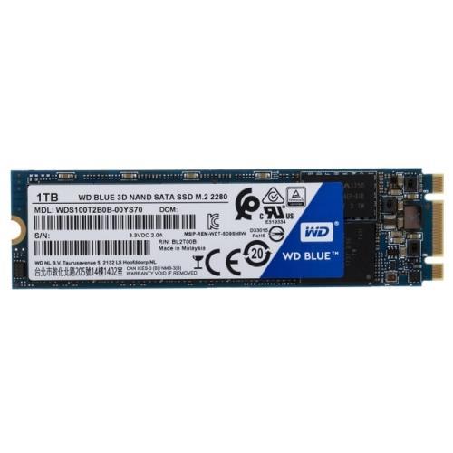هارد اس اس دی  اینترنال وسترن دیجیتال WD Blue M.2 SATA 2280 با ظرفیت 1 ترابایت