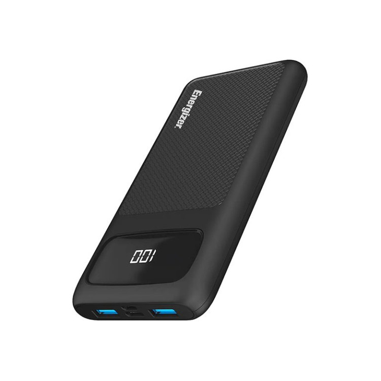 پاور بانک انرجایزر PowerSafe 20W PD مدل UE10063PQ ظرفیت 10000 میلی آمپر سه پورت به همراه کابل USB-C